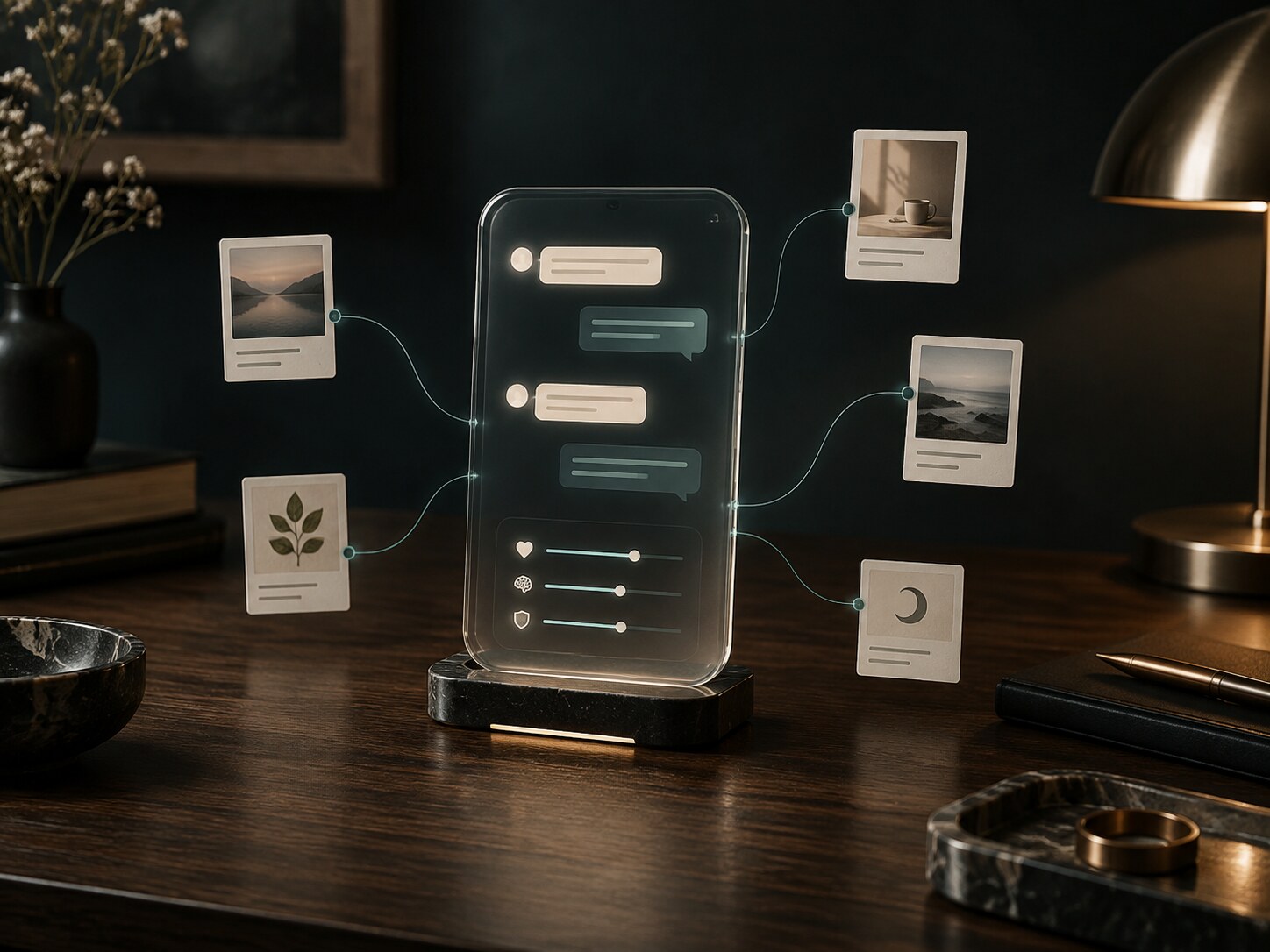 An abstract continuity system connecting conversation, memory, tone, and boundaries